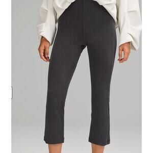 Lululemon Ribbed Softstreme Zip-Leg Hr Crop Pant Size 4